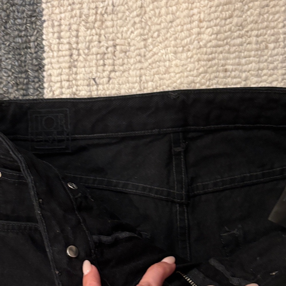 Toteme Black Wide-Leg Jeans - Picture 5 of 7